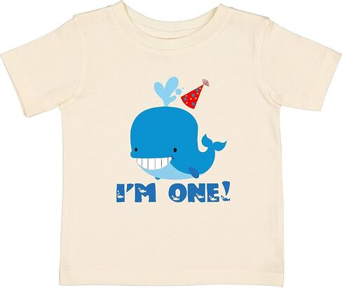 inktastic Whale 1st Birthday Baby T-Shirt in Saudi Arabia