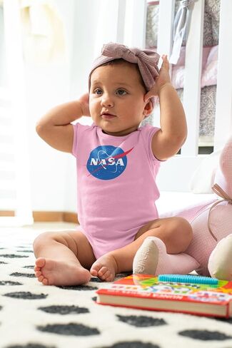 Pop Threads NASA Approved Meatball Logo Graphic Space Vintage Baby Toddler Kids Girl Boy T-Shirt in Saudi Arabia