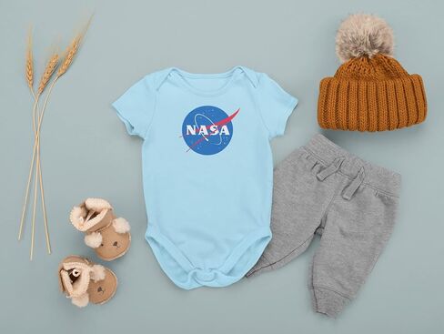 Pop Threads NASA Approved Meatball Logo Graphic Space Vintage Baby Toddler Kids Girl Boy T-Shirt in Saudi Arabia