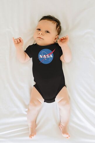 Pop Threads NASA Approved Meatball Logo Graphic Space Vintage Baby Toddler Kids Girl Boy T-Shirt in Saudi Arabia