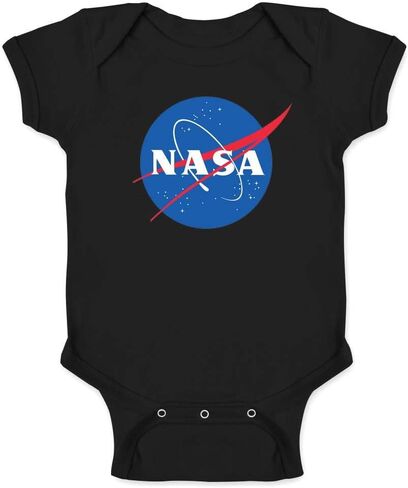 Pop Threads NASA Approved Meatball Logo Graphic Space Vintage Baby Toddler Kids Girl Boy T-Shirt in Saudi Arabia