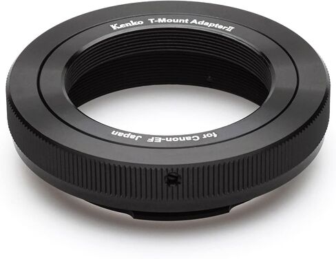 Kenko 499801 Telescope Accessory, T-Mount Adapter II, Canon EF Mount, Anti-Reflective Black Coating, Made in Japan in Saudi Arabia