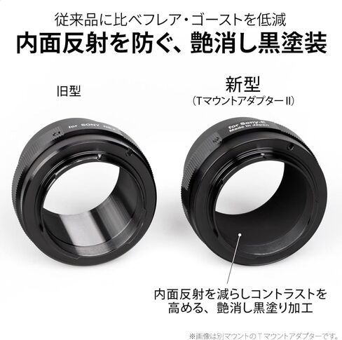 Kenko 499801 Telescope Accessory, T-Mount Adapter II, Canon EF Mount, Anti-Reflective Black Coating, Made in Japan in Saudi Arabia