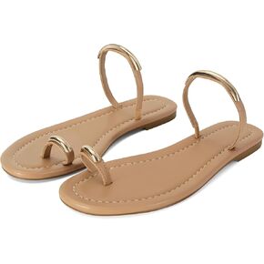 حلقة إصبع القدم في Sovanyou Women's Thong Sandals تنزلق على Flip Flip Flops ذات الشريحة الصيفية ذات الشريحة الصيفية للملابس غير الرسمية للشاطئ والملابس الأنيقة