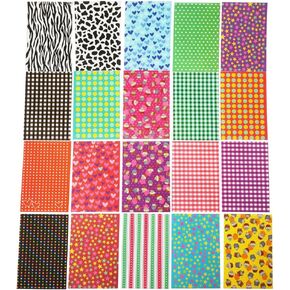 20 Sheets Creative Film Decor Border Sticker for FujiFilm Mini 9 8 7s 25 50s 90 7-Vivid Color Pattern