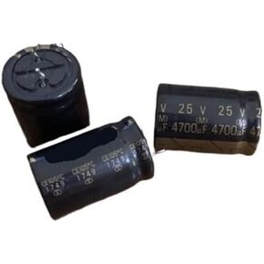 30pcs/lot 25v 4700uf rw3 18 ​​* 25mm حمى مكثف كهربائي