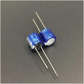 10pcs/100pcs 22uF 100V 10x10mm Low Profile 100V22uF Audio Aluminum Electrolytic Capacitor HiFi DIY(100pcs)