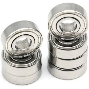 محامل 10pcs ABEC-7 626ZZ 6x19x6 مم الأخدود العميق محامل الصلب الكروم المصغرة للمتزلج على الدراجات البخارية ثلاثية الأبعاد