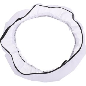 14 Inch White Ring Flash Diffuser Photography Softbox Cover for Ring Light (75w/600w Equivalent)