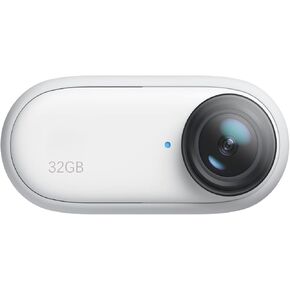 Insta360 GO3 32GB – Small & Lightweight Action Camera, Portable and Versatile, Hands-Free POV, Mount Anywhere, Stabilization, Multifunctional Action Pod, Waterproof, for Travel, Sports, Vlog
