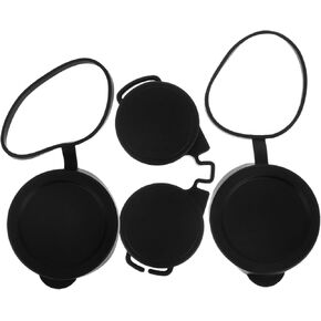 Kisangel 3pcs Binocular Lens Rubber Eyepiece Guard for Fit Compact Protective Caps for Binoculars Easy to Install Remove Compatible Various Models
