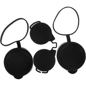 Milisten 3pcs Rubber Eyepiece for Binoculars Objective Lens Caps Guard for Outdoor Activities Fit for Various Binocular Models