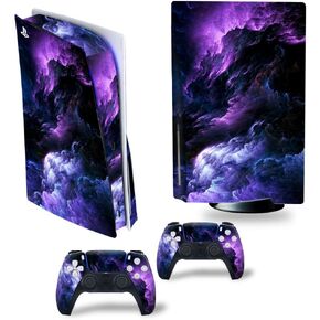 Cosmic Skins Compatible with Ps5 Disc Edition Controllers with Anti-Slip Features and Modern Design Vinyl Protection Stickers cosmic-0724