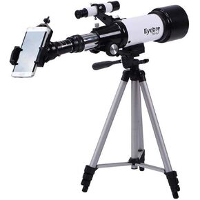 Astronomical Telescope, Student Entry-Level Reflective Telescope to Observe Lunar Enthusiasts Dedicated Goggles with Mobile Docking Station