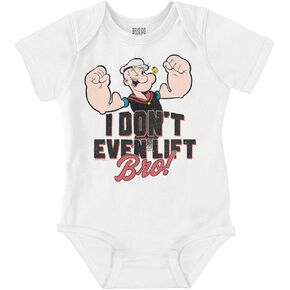 Brisco Brands Popeye أنا لا أرفع إخوانه أولاد طفل رومبير مضحك