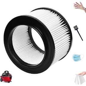 17810 Filter Compatible with Crafts.man 4 Gallon Vacuum Filter,9-17810 Wet Dry Vacuum Filter Compatible with Crafts.man 4 Gallon Replacement Filter,3 To 4 Gallons, 9-17810, 1 Pack