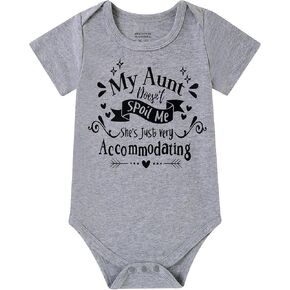 Baby Outfits Newborn Boys Girls Bodysuits Unisex Short Sleeve Clothes Funny Romper