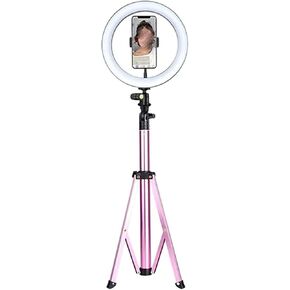 Ring Light with Tripod Stand LED Ringlight Makeup Ringlights with Phone Holder Camera Video Shoot