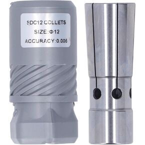 Accuracy Collet Chuck for CNC Engraving Machines and Milling Lathe Tools, DC HSS Material, Strong and, Fine and Stable Cutting Performance