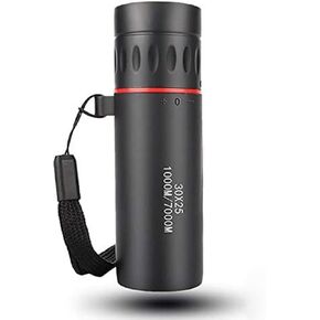 30x25 Monocular Telescope Dual Focus Optics Zoom Day & Night Waterproof High Power Outdoor Black Adult Telescope - Black