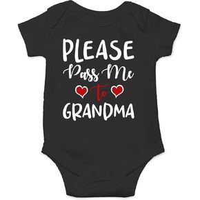 CBTwear Please Pass Me to Grandma - Funny Soon to Be Grandma - Cute Infant One-Piece Baby Bodysuit