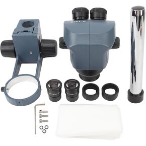 Trinocular Stereo Microscope High Magnification Zoom Objective Inspection Maintenance Kit