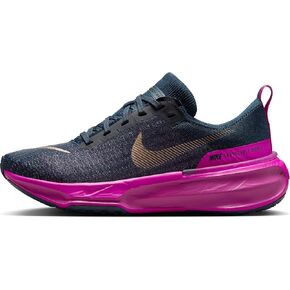 Nike Invincible 3 Women's Road Running Shoes (DR2660-404, Armory Navy/Vivid Grape/Hot Fuchsia/) Size 8