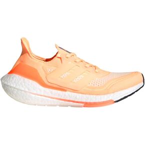 Adidas Womens Ultraboost Ultra Boost 21 Runneakers Shoes - Orange - Size 7 M