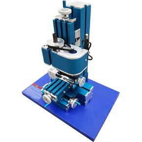 Mini Metal Milling Drilling Machine, Benchtop Wood Lathe for Teaching DIY Precision Work Hobbyists 24W AC100V-240V