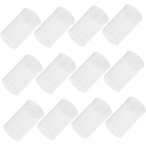 POPETPOP 30Pcs Plastic Film Canisters Transparent Storage Containers for Film Fishing Bait and Small Items Lightweight and Compact Design for Easy Carrying