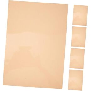 HOMSFOU Flashlight Light Filter 5 Pack PVC Film Light Gels Sheets for Lighting Effects