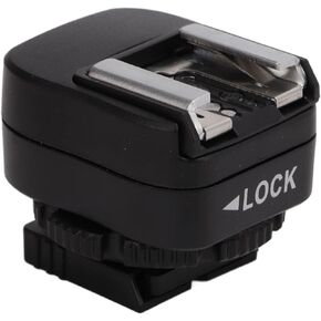 TF 334 Flash Hot Shoe Adapter, Camera Hot Shoe Adapter with Extra PC Sync Connection Port, for A7, A7C, A7R, A7RII, A7MII, A7RIII, A7MMIII, A74, A7R4, A7R4A, A9, A9II, A6400