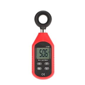 Illuminance Meter, UV Irradiance Tester, Light Meter Digital Illuminator, Handheld Ambient Temperature Measuring Instrument,