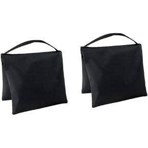 1Set Heavy Duty Tripod Sandbags with Double Zipper Design for Stabilizing Outdoor Film Equipment Durable Construction for Light Stands and Truss Supports