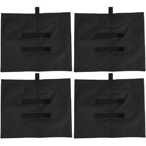 4PCS Tent Fixed Sandbag, Large Capacity Leakproof Outdoor Sunshade Umbrella Sand Bag, Suitable for Awning, Sandbeach Awning and Garden Terrace 15.7x13.4x0.4inch