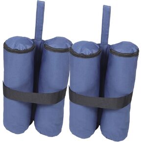 2pcs Canopy Weighted Sand Bags Tent Weights for Outdoor Camping Sunshade Stability Easy Storage Fill Water for Firm Support