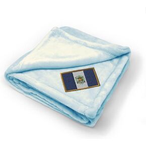 Custom Embroidery Nursery Bedding Baby Blankets for Boys & Girls Guatemala