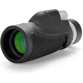 Monocular Telescope - 40X60 Portable Waterproof Monocular with Smartphone Adapter, BAK4 Prism for Birds Watching Wildlife Hunting Camping Travel