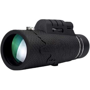 Portable Binoculars High Power 20x60 Monocular Telescope, High Monocular Compact with BAK4 Prism Lens Monocular with Compass and Smartphone Adapter and Tripod