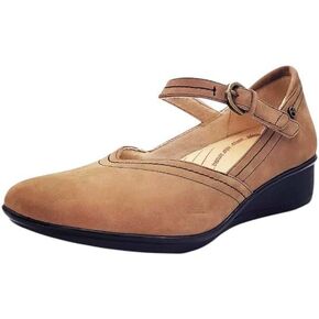 Revere Narita Women's Mary Jane Shoes - Adjustable Strap, Premium Leather, Cushioned Footbed & Arch Support - Stylish & Comfortable Dress Shoes for All-Day Wear