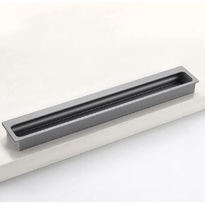 Modern Recessed Pulls Hidden Door Handle Flush Cabinet Handles Recessed Flush Door Pull Handle,Invisible Hidden Cabinet Handles Recessed Pull Door Handles Sliding Door Handles Cabinet Door Finger Pull