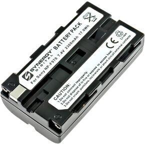 Synergy Digital Camcorder Battery, Compatible with Sony DCR-TRV130 Camcorder, (Li-Ion, 7.4V, 2000 mAh) Ultra High Capacity, Replacement for Sony NP-F570 Battery