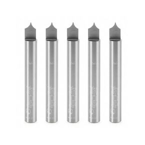 Amana Tool 56125-5 5-Pack Solid Carbide Point Cutting Roundover 1/8 R x 1/4 D x 5/16 CH x 1/4 SHK x 2 Inch Long Router Bits for Beadboards
