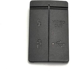 1 قم بتعيين غطاء غطاء مطاطية MIC USB HDMI لـ Canon EOS 5D3 Camera Part (غطاء غطاء مطاطي USB 5D3)