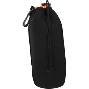 Angoily Neoprene Lens Pouch Bag Shockproof Camera Lens Case with Drawstring Height Present for Photographers