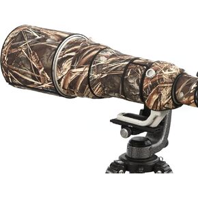 ROLANPRO Waterproof Lens Camouflage Coat for Nikon AFS 500mm F4E FL ED VR Rain Cover Lens Protective Sleeve Case-#9d Grass Waterproof