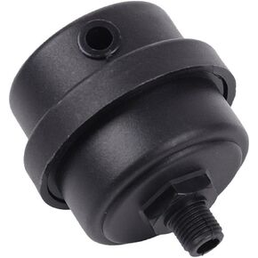 1 Pack 1/2" Plastic Air Compressor Muffler Replacement Parts, Air Compressor Intake Filter Sound Muffler Accessories, Easy to Install