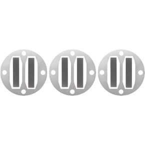 3 Set 2.87“ Central Pneumatic Compressor Parts, for Central Pneumatic Harbor Freight Air Compressor Head Gasket Test kit Reed Valve Replacement, 68740 69667 67501(Silvery)