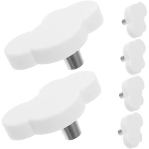 VICASKY Decorative Cabinet Knobs Set of 6 Funky Drawer Pulls for Kids Kitchen Dresser Baby Knobs