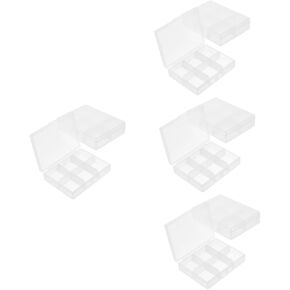 DOITOOL 2sets Large Capacity Photo Storage Boxes Card Organizing Cases for Hardware Screw Storage Plastic Box for Cards 2pcs*2 in Kuwait